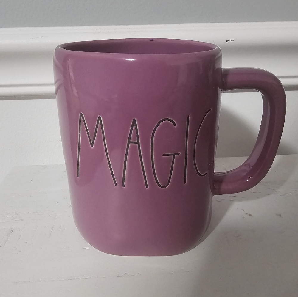 Rae Dunn Halloween Mug Vintage Purple Magic